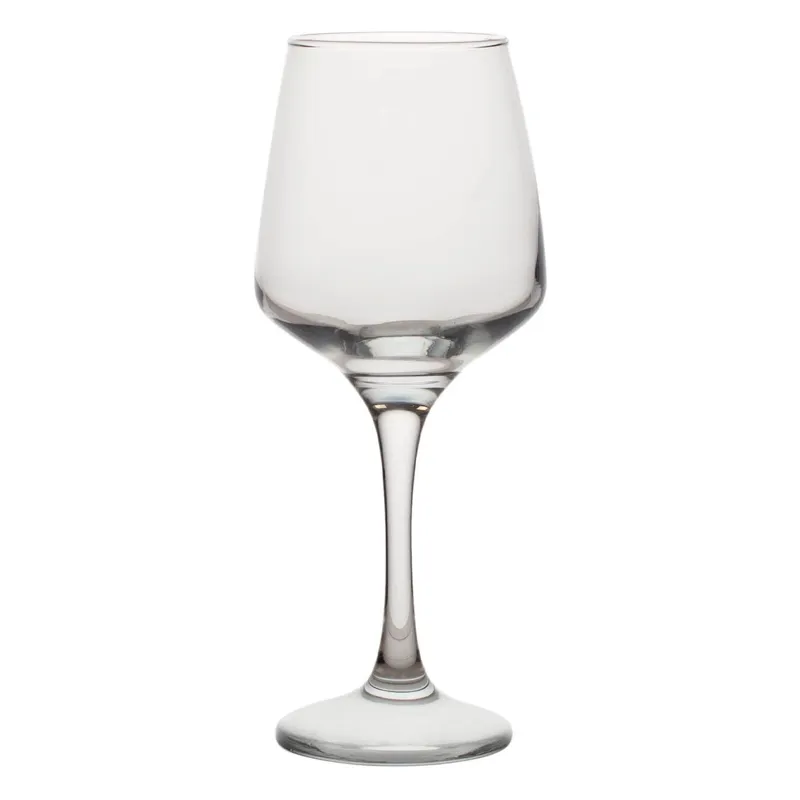 Pahar cu picior pentru vin alb, sticlă transparentă 295 ml