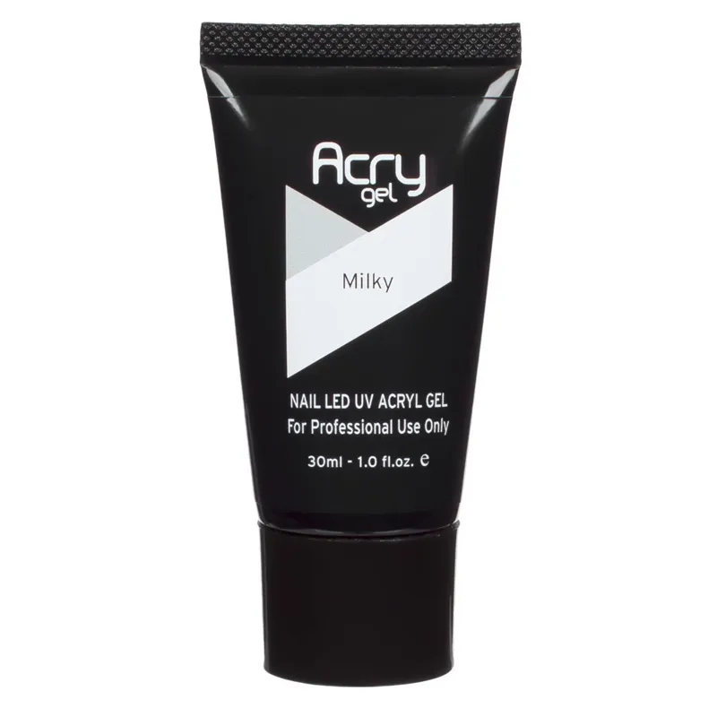 Acrygel Milky în Tub 30ml – Gel Semitransparent pentru Unghii – poza 2