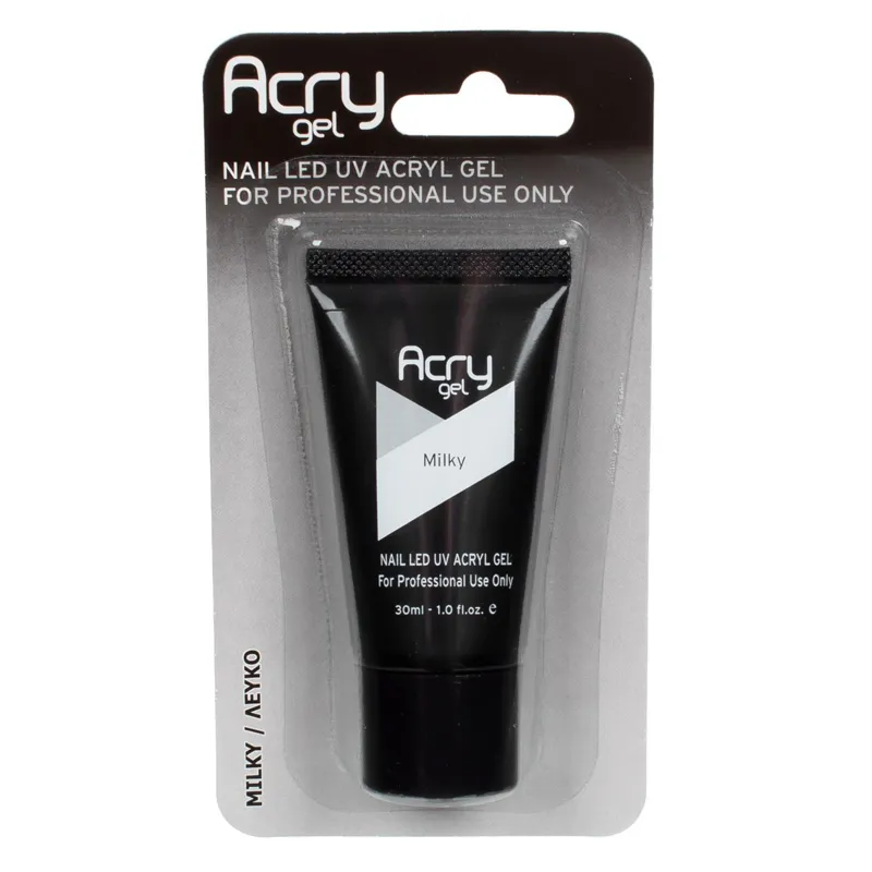 Acrygel Milky în Tub 30ml – Gel Semitransparent pentru Unghii – poza 3