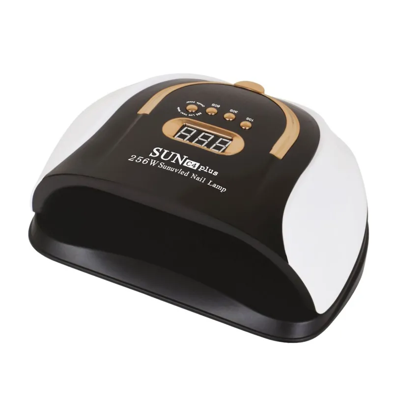 Lampa LED/UV 256W pentru Manichiura Semipermanenta, Negru, 22.8x18.1x9.1cm