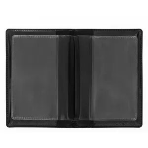 Husă neagră pentru permis de conducere și carduri, 7.5x11 cm – poza 3