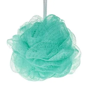 Burete de baie plasa verde deschis pentru curățare și masaj delicat