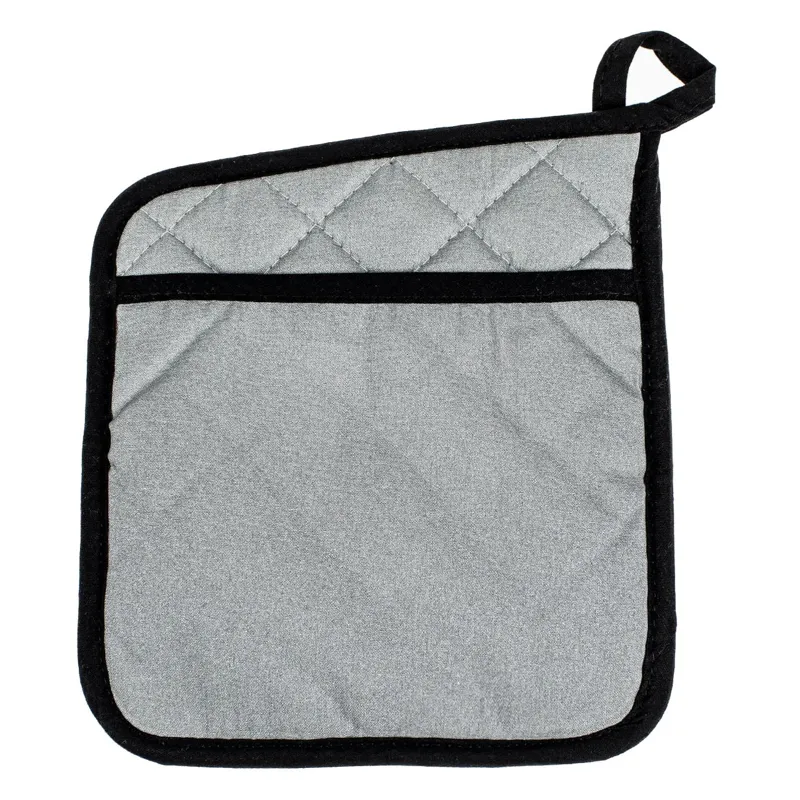 Șervet de bucătărie pentru grătar, Neopren, Argintiu și Negru, 19x21cm