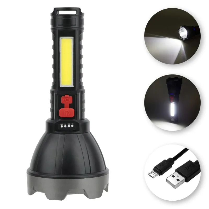 Lanterna LED Reîncărcabilă USB pentru Camping și Aventură