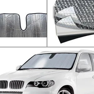 Parasolar Auto cu Straturi Multiple, 150x70cm, Argintiu/Negru – poza 3