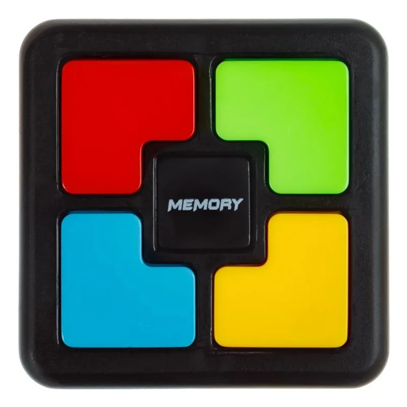 Joc de Memorie cu Sunet si Lumini, 5.5x5.5 cm, Negru