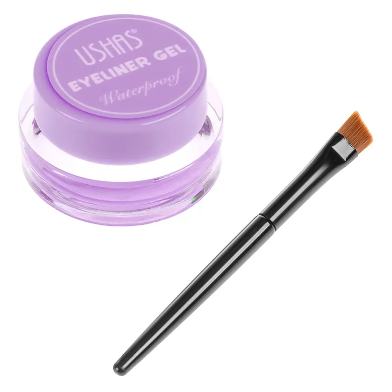 Gel Eyeliner mov cu pensulă, 3.3g