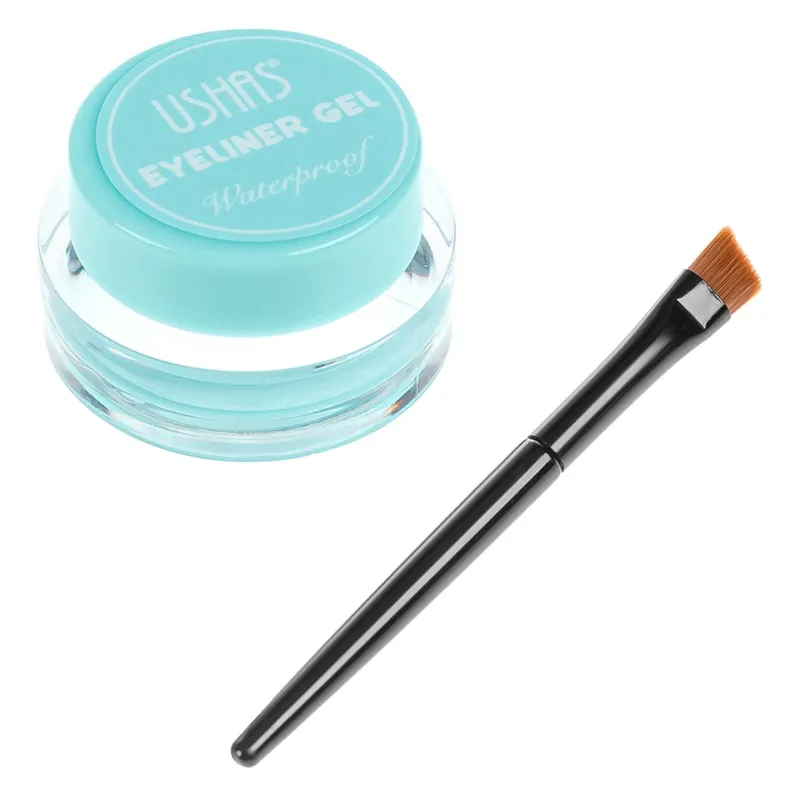 Gel Eyeliner Turcoaz cu Pensula, 3.3g