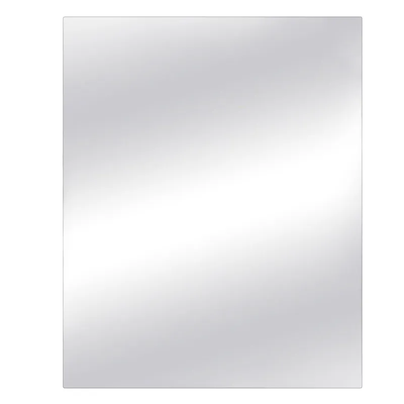 Oglindă fără cadru cu sistem de fixare ascuns, 48x60 cm, 4 mm