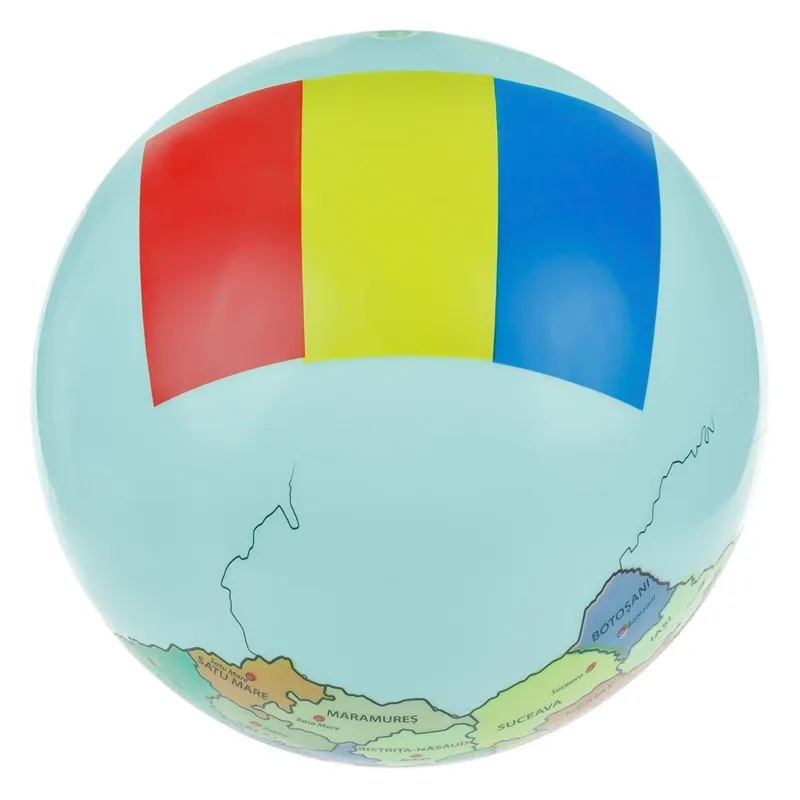 Minge educativă cu harta României, 22 cm