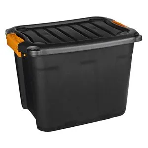 Cutie de depozitare din plastic, 20L, Rezistentă