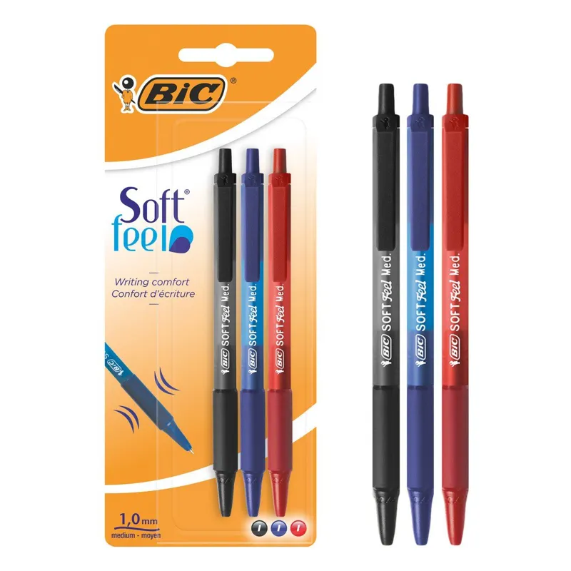 Set de pixuri ballpoint cu vârf 1.0 mm și mâner confortabil