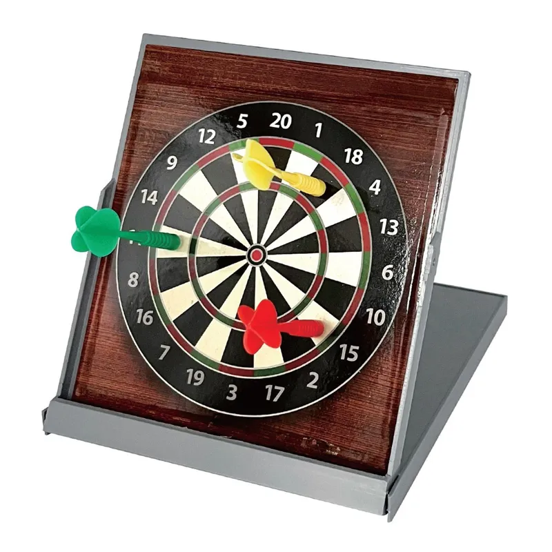 Joc Darts Magnetic de Masă cu 3 Săgeți Colorate 14x12,5 cm – poza 3