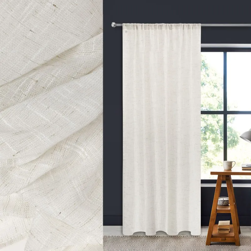 Perdea Decorativă Off White Stil și Lumină 140x260cm