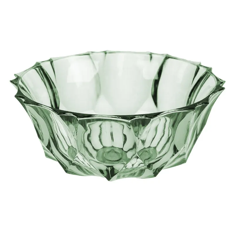 Bol din plastic cu model diamant, 290 ml, culoare smarald