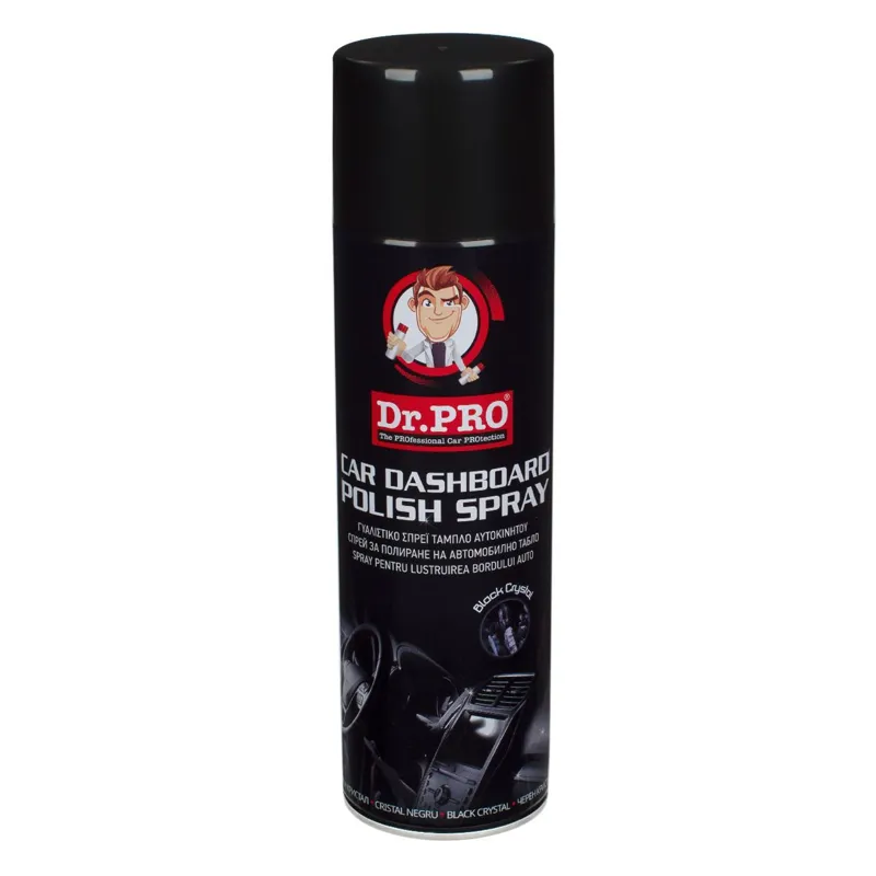 Spray pentru lustruirea bordului auto, efect de strălucire și curățare