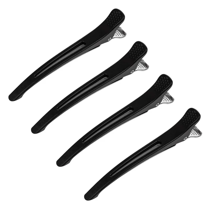 Clame de Par Negre Mate, 11 cm, Set 4 buc