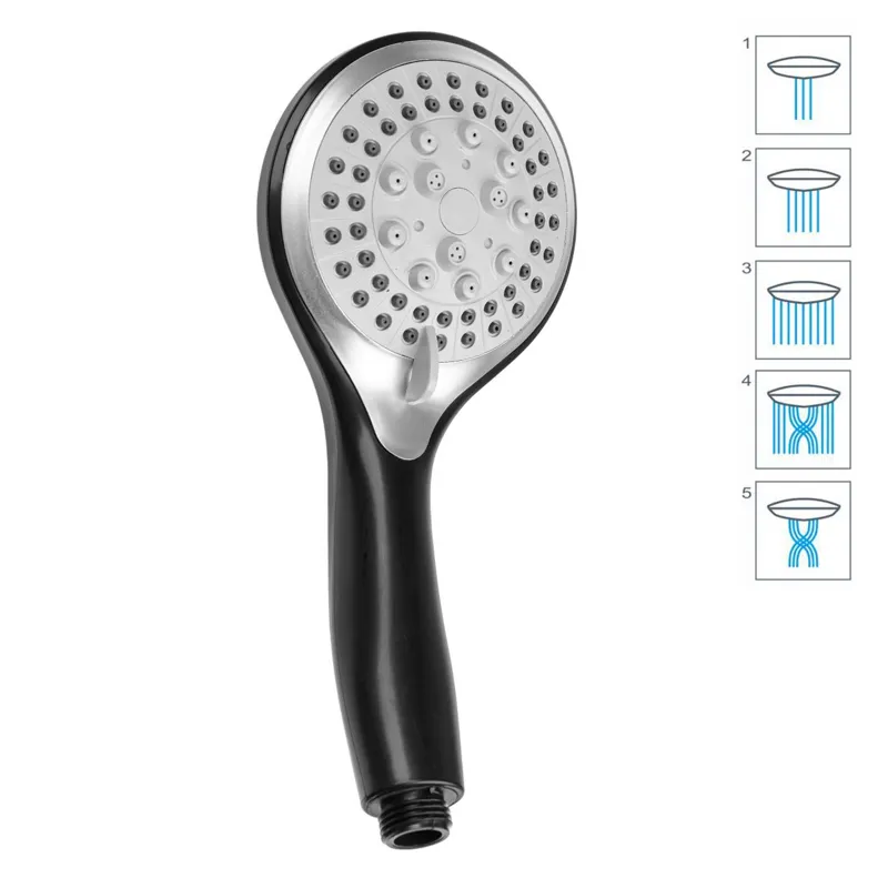 Para de dus cu presiune variabila, neagra, 5 functii de masaj