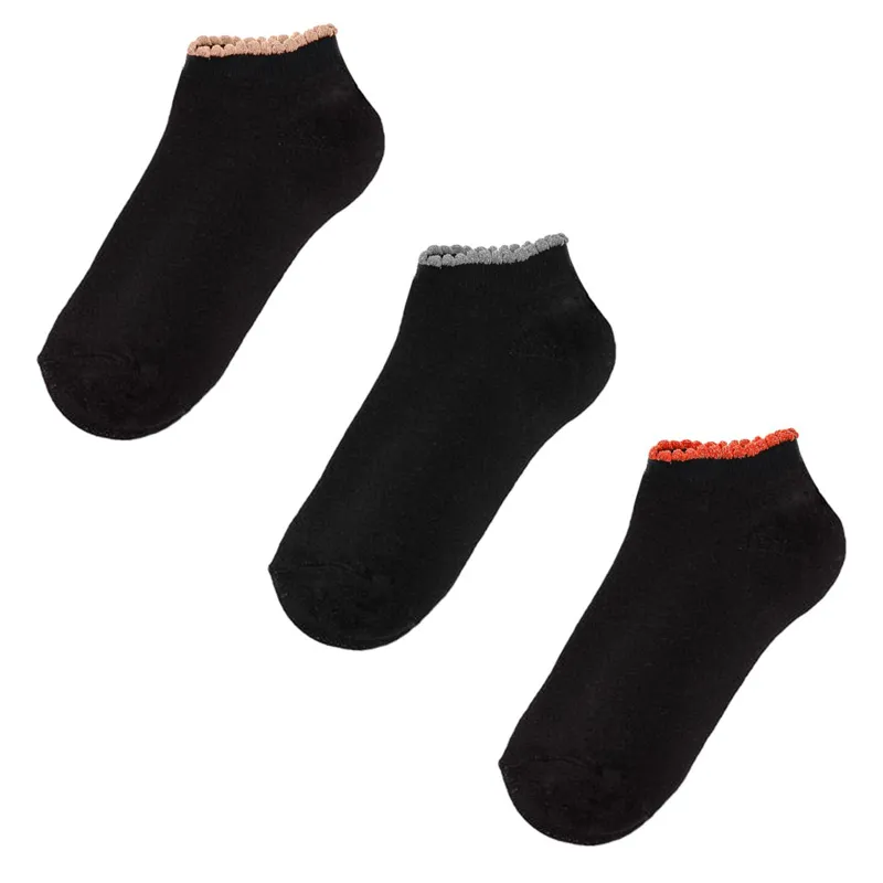 Șosete Damă Multicolor cu Fir Lurex - Set de 3 Perechi Elegante