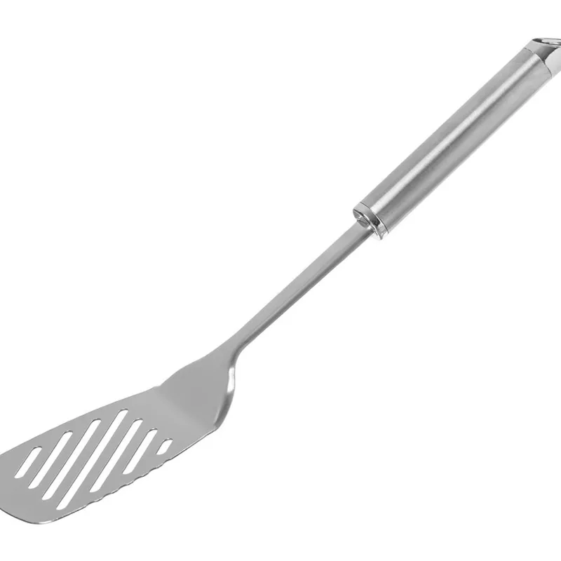 Spatulă de Inox cu Gauri 33cm – Instrument Utilitar pentru Bucărie – poza 3