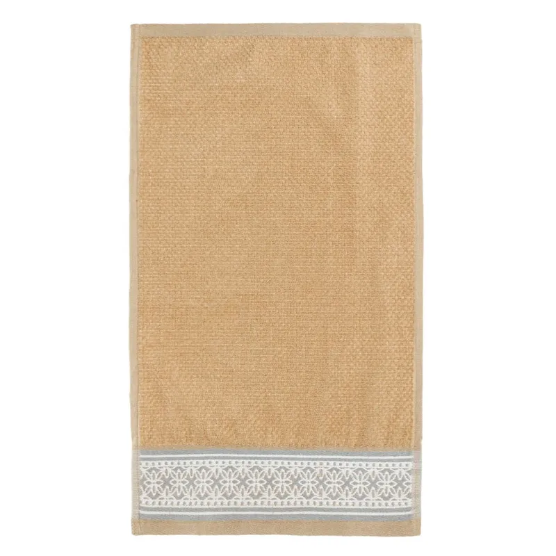 Prosop de bucătărie cu model Border Tiles, 60x35cm, Bej