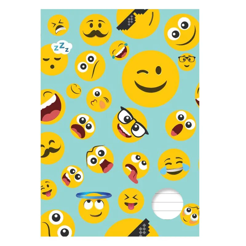 Caiet A5 Dictando cu Model Emoji, 60 de file