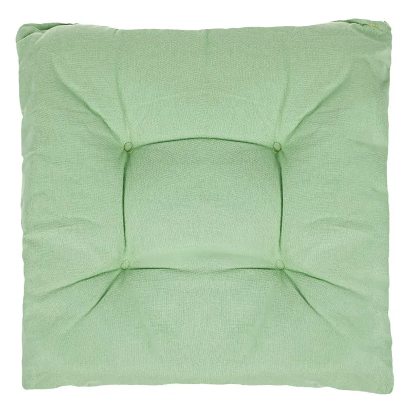 Pernă decorativă pentru scaun, Verde, 40x40 cm