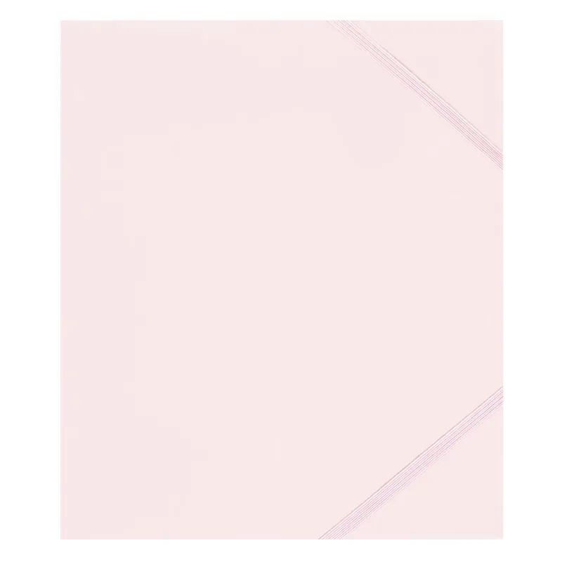 Mapa A5 cu Elastic, Roz Pudra, 14.5x21cm