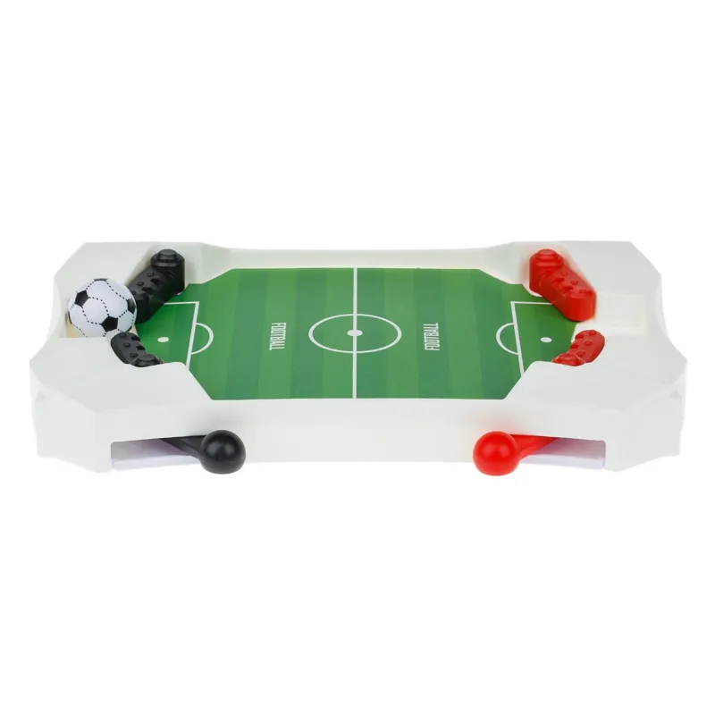 Masa de fotbal mini, 10.5x18.5 cm, plastic, alba
