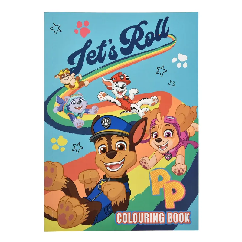Carte de Colorat Paw Patrol Let's Roll pentru Copii