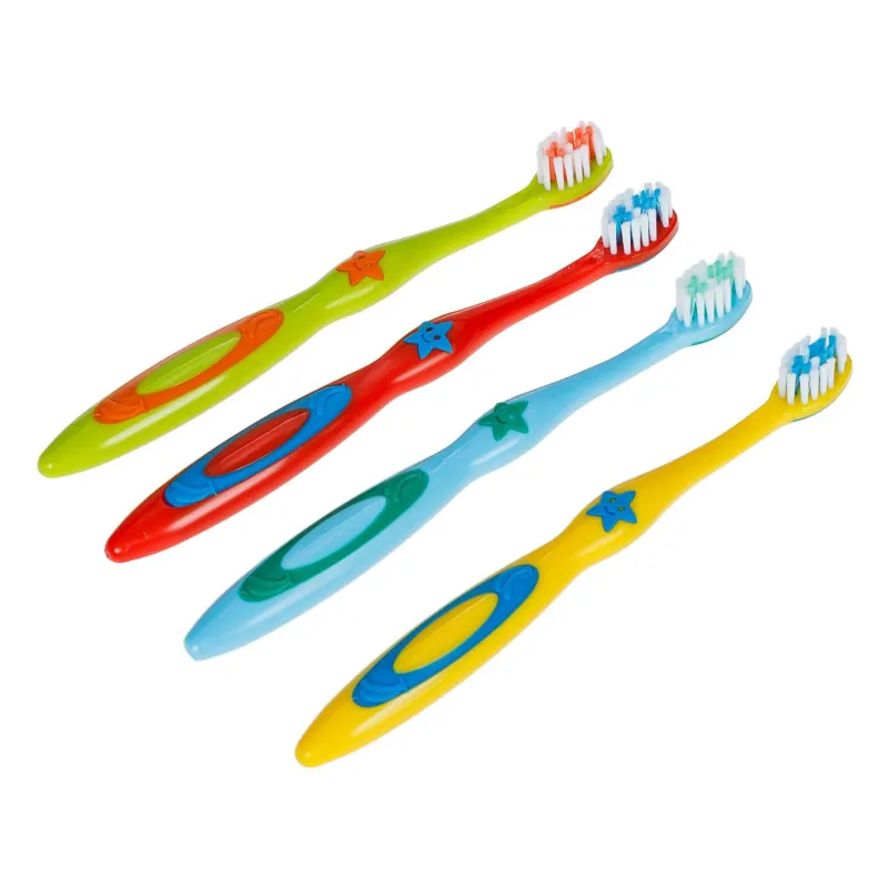 Set Periute de Dinti pentru Copii, 4 buc, Culori Vesele