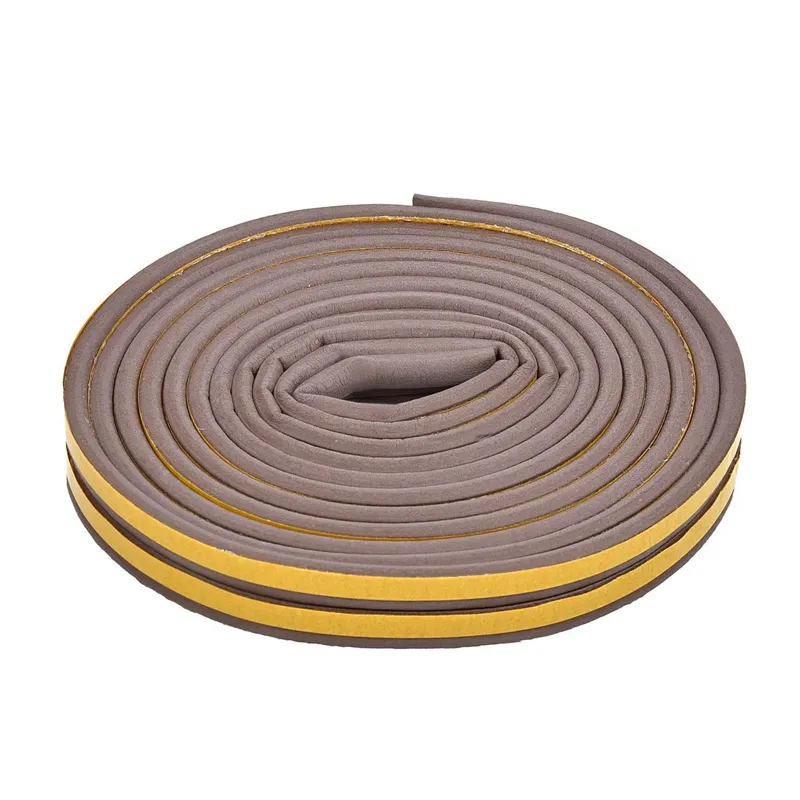 Bandă de etanșare pentru ferestre, 6m x 9mm, Maro