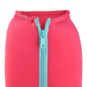 Perna Gonflabila Textila 2 in 1 Fucsia cu Fermoar pentru Plaja 35x35cm – poza 4