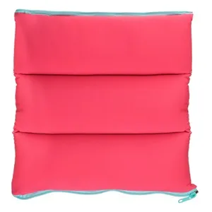 Perna Gonflabila Textila 2 in 1 Fucsia cu Fermoar pentru Plaja 35x35cm – poza 5