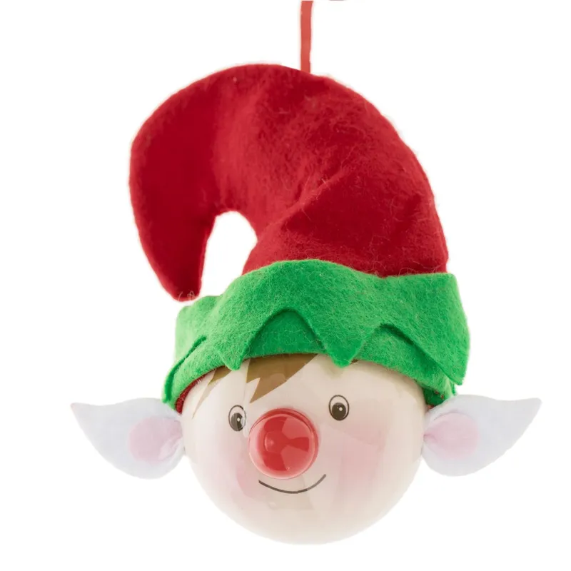 Ornament Brad de Craciun Glob 3D Spiridus