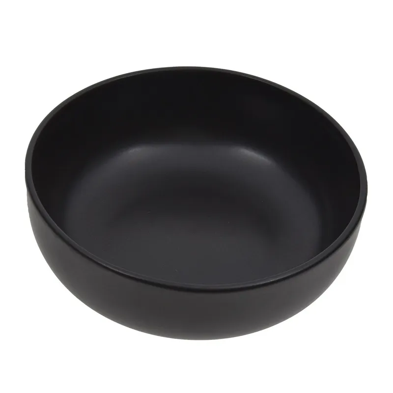 Bol adânc din ceramică negru, 680ml pentru servire