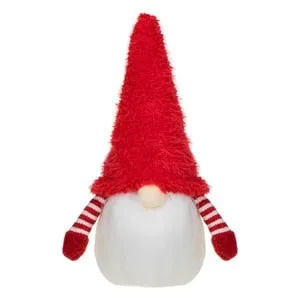 Figurina Gnome pentru Crăciun cu caciulă de blană