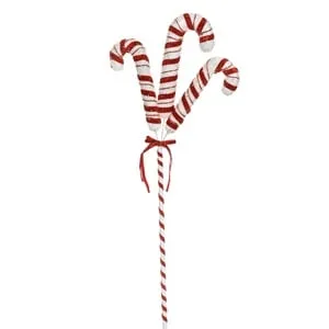 Ornament de Bradă de Crăciun – Set cu 3 Bastonase din Spumă