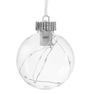Glob de Crăciun Transparent cu LED pentru decorarea bradului