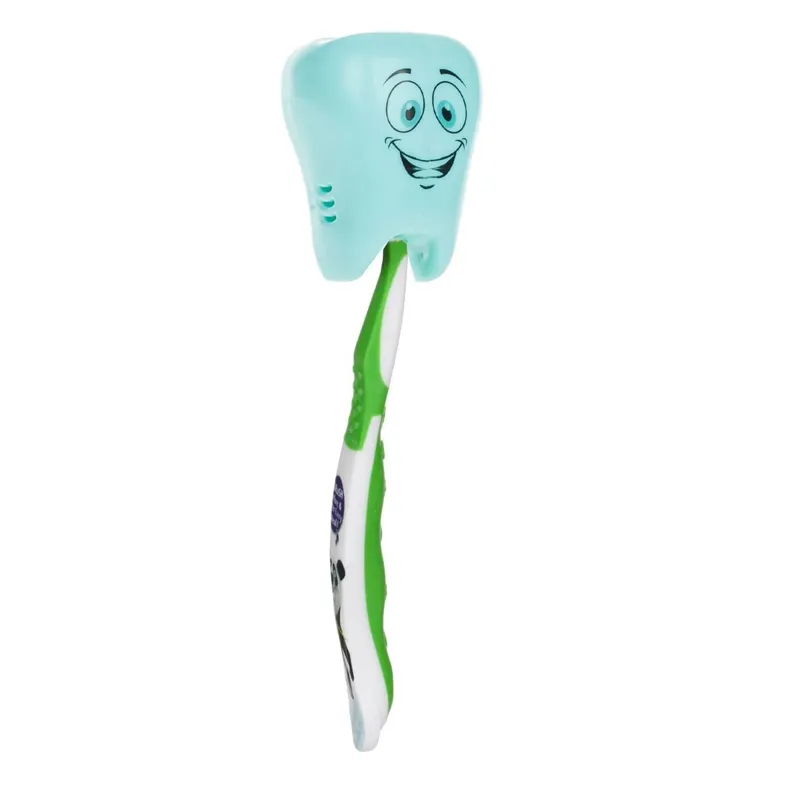 Capac pentru periuta de dinti cu design dinte, albastru, pentru copii