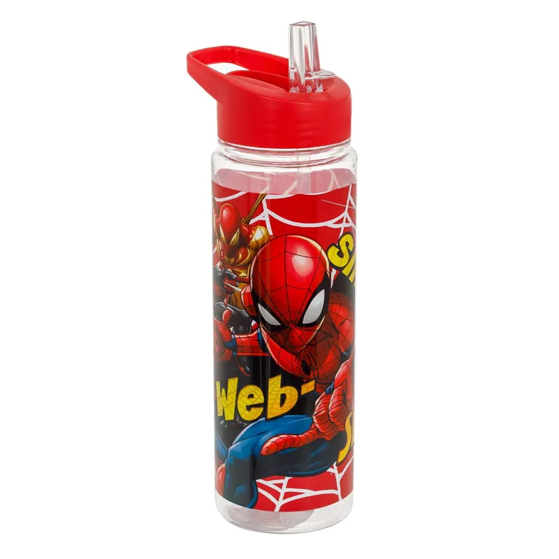 Sticlă de apă copii Spiderman Web Slinger 650 ml roșie
