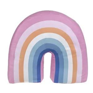 Pernă decorativă curcubeu pentru copii, 40x35 cm – poza 3