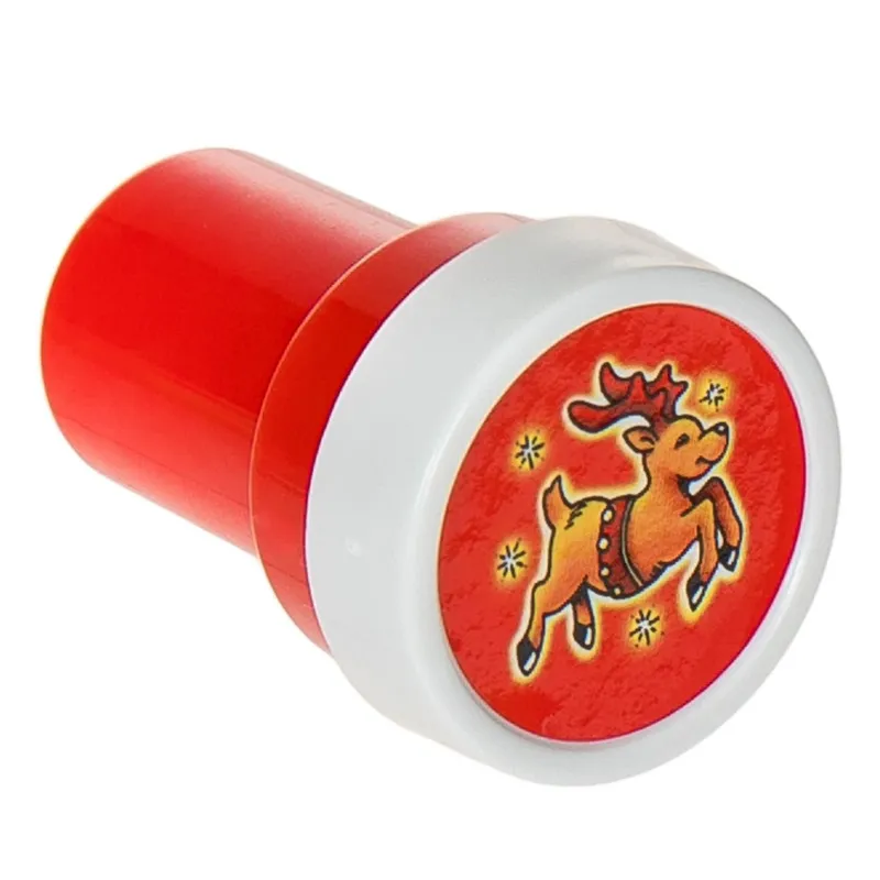 Ștampilă Rotundă Crăciun cu Modele Festive pentru Decorațiuni – poza 2