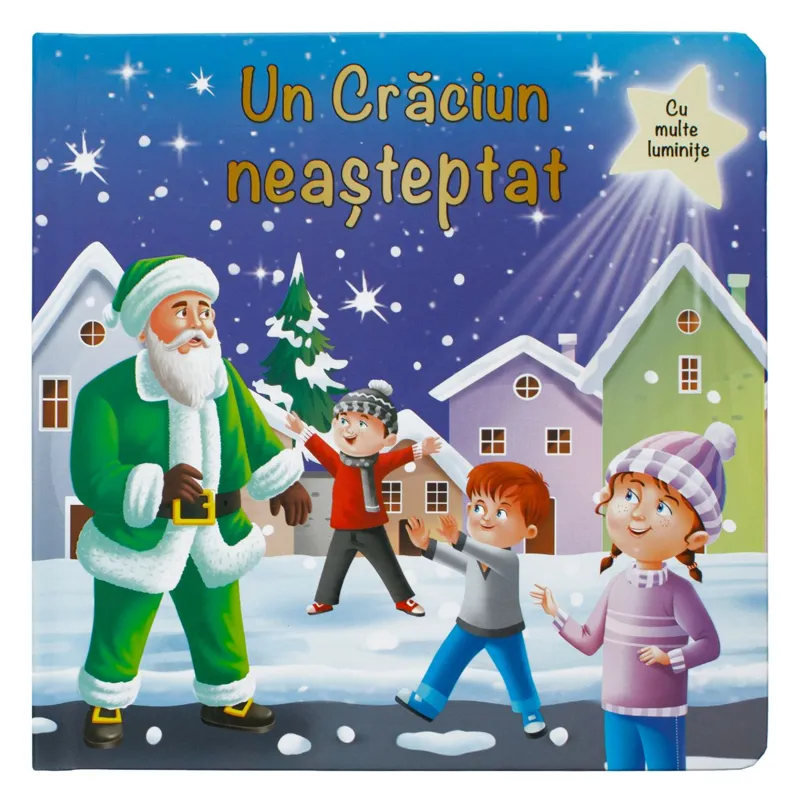 Carte Cartonată de Crăciun cu Lumini Un Crăciun Neașteptat
