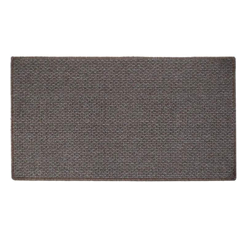 Covoras Decorativ cu Model Reliefat, Gri Maro, 80x45 cm