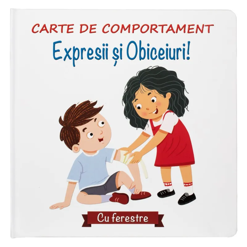 Carte educativă cu povești despre comportament, 6 cărți, cu ferestre