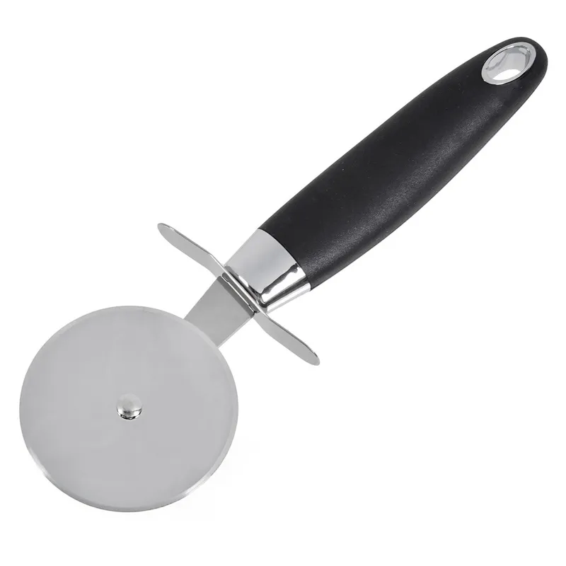 Cutit Pizza Otel Inoxidabil cu Maner Negru 21cm