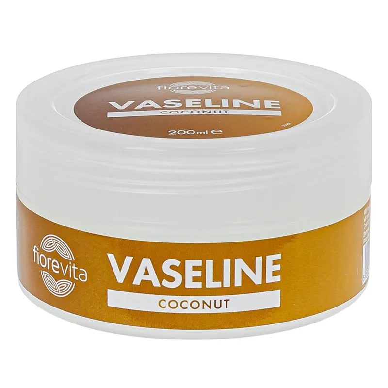 Vaselină cu aromă de nucă de cocos, 200 ml, borcan