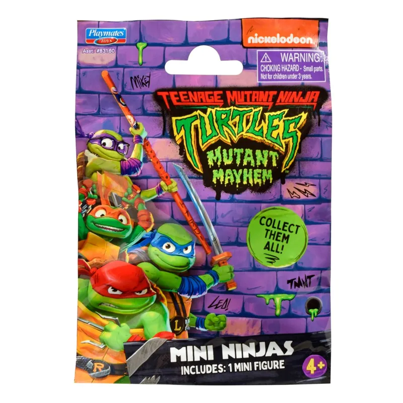 Mini Figurine Ninja Turtles Mutant Mayhem Colecție Blind Bag