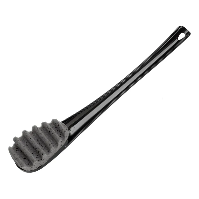 Burete de baie cu maner, Gri, 45 cm